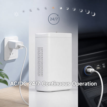Small Lightweight 1-8L Adjustable Portable Oxygen Concentrator With 11 Hours Battery Work Continuously For Travel Use POC-08