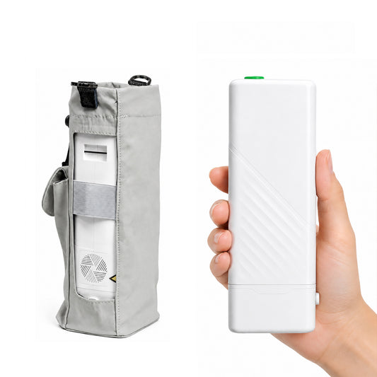 Travel Use 1–5L&93% High Purity Pulse Flow Portable Oxygen Concentrator with 12H Battery for 24/7 Work ROV-03