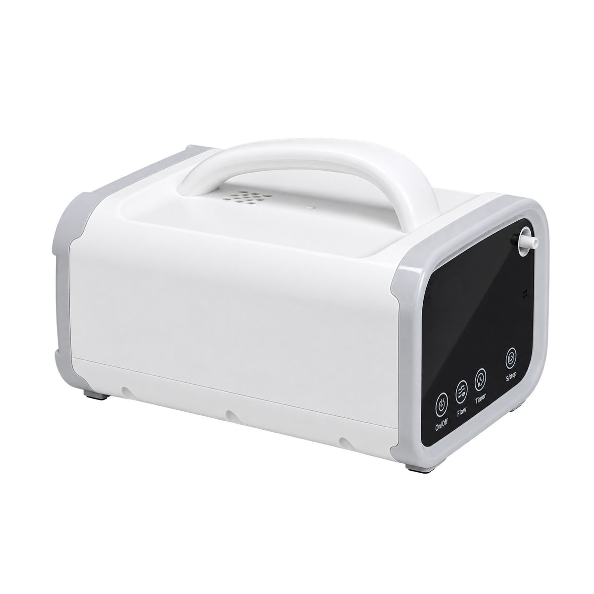 Up To 93% Purity 1-5L Continuous Flow Portable Oxygen Concentrator With Long Battery Life 24/7 Work for All Night Use ROV-05