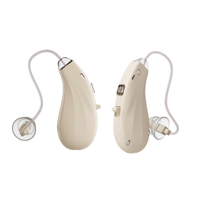 Smart Hearing Aids for Adults Seniors with Digital Chip Clear Sound Noise Reduction and Rechargeable Charging Case OTC GM-313