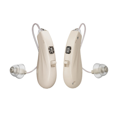 Smart Hearing Aids for Adults Seniors with Digital Chip Clear Sound Noise Reduction and Rechargeable Charging Case OTC GM-313