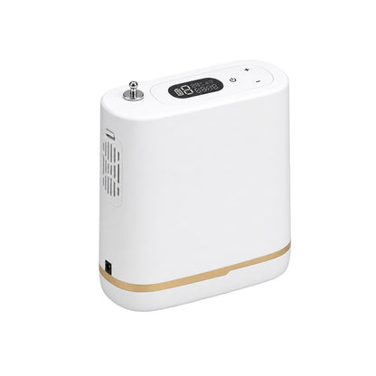 Small 1-5L Adjustable Pulse Flow 90% High Purity Portable Oxygen Concentrator with Long Battery Life and Low Noise for Travel Use ROV-5P