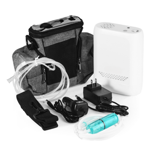 Mini Travel Use Portable 3L Oxygen Concentrator Machine Continuous Flow with Long-time Working Battery Low Noise C-YS10-B