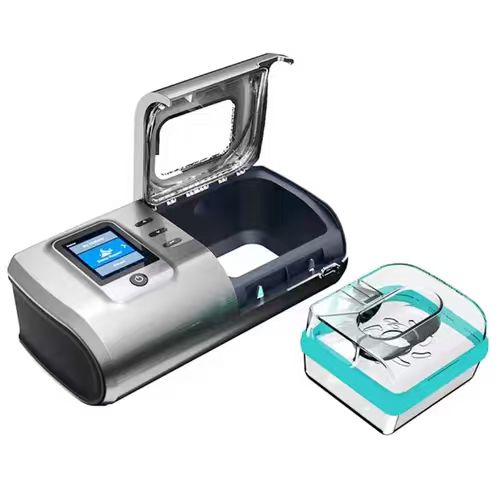 Lightweight CPAP Machine for sleep apnea with Heated Humidifier Auto Ramp Comfort System and Color LCD Display DS-6