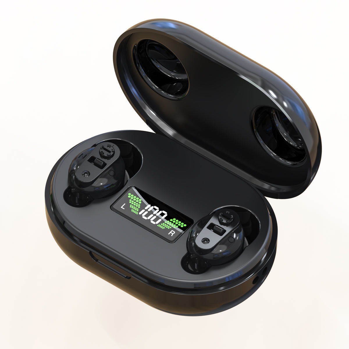 CIC Hearing Aids with 16-Channel Clarity Smart Noise Reduction Lightweight Comfort and Long-Lasting Power for Everyday Use GM-901